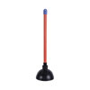 <strong>Boardwalk®</strong><br />Toilet Plunger, 18" Plastic Handle, 5.63" dia, Red/Black