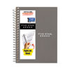 Wirebound Notebook with Two Pockets, 1-Subject, Medium/College Rule, Randomly Assorted Cover Color, (100) 7 x 4.38 Sheets