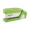InJoy One-Finger 3-in-1 Compact Stapler with Antimicrobial Protection, 20-Sheet Capacity, Green
