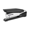 InPower Spring-Powered Desktop Stapler with Antimicrobial Protection, 28-Sheet Capacity, Black/Silver
