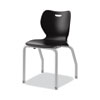 <strong>HON®</strong><br />SmartLink Four-Leg Chair, 19.5" x 19.63" x 31", Onyx Seat, Onyx Base, 4/Carton