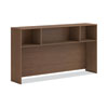Mod Desk Hutch, 3 Compartments, 72 x 14 x 39.75, Sepia Walnut