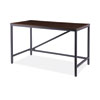 <strong>Alera®</strong><br />Industrial Series Table Desk, 47.25" x 23.63" x 29.5", Modern Walnut