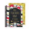 Teacher Planner, Weekly/Monthly, Two-Page Spread (Seven Classes), 11 x 8.5, Multicolor Cover, 2022-2023