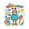 Curriculum Bulletin Board Set, Dress Me for the Weather, 54 Pieces