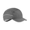 Skullerz 8965 Lightweight Bump Cap Hat with LED Lighting, Short Brim, Black