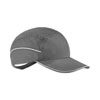 Skullerz 8965 Lightweight Bump Cap Hat with LED Lighting, Long Brim, Black