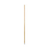 Lie-Flat Screw-In Mop Handle, Lacquered Wood, 1.13" dia x 54", Natural