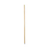 Lie-Flat Screw-In Mop Handle, Lacquered Wood, 1.13" dia x 60", Natural