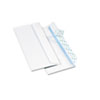 <strong>Quality Park™</strong><br />Redi-Strip Security Tinted Envelope, #10, Commercial Flap, Redi-Strip Heat-Resistant Closure, 4.13 x 9.5, White, 500/Box