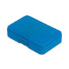 Antimicrobial Pencil Box, 7.97 x 5.43 x 2.02, Blue
