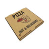 Pizza Boxes, 12 x 12 x 2, Kraft, Paper, 50/Pack