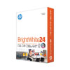<strong>HP Papers</strong><br />Brightwhite24 Paper, 100 Bright, 24 lb Bond Weight, 8.5 x 11, Bright White, 500/Ream