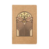 Kraft Collection Layflat Softcover Notebook, Desert Bloom Artwork, 1 Subject, College Rule, Desert Sand, 8 x 5, 72 Sheets