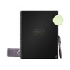 Core Smart Notebook, Medium/College Rule, Black Cover, 11 x 8.5, 16 Sheets