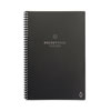 Fusion Smart Notebook, Seven Assorted Page Formats, Black Cover, 8.8 x 6, 21 Sheets