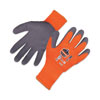 ProFlex 7401 Coated Lightweight Winter Gloves, Orange, Large, 144 Pairs