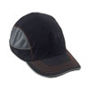 Skullerz 8950XL XL Bump Cap Hat, Long Brim, Black