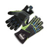 ProFlex 925WP Performance Dorsal Impact-Reduce Thermal Waterproof Glove, Black/Lime, Medium, Pair