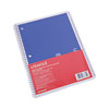 <strong>Universal®</strong><br />Wirebound Notebook, 1-Subject, Quadrille Rule (4 sq/in), Assorted Cover Colors, (70) 10.5 x 8 Sheets, 4/Pack