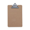 <strong>Universal®</strong><br />Hardboard Clipboard, 0.75" Clip Capacity, Holds 5 x 8 Sheets, Brown