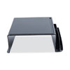 <strong>Universal®</strong><br />Recycled Telephone Stand and Message Center, 12.25 x 10.5 x 5.25, Black