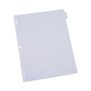 <strong>Universal®</strong><br />Self-Tab Index Dividers, 8-Tab, 11 x 8.5, White, 24 Sets