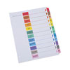 <strong>Universal®</strong><br />Deluxe Table of Contents Dividers for Printers, 12-Tab, Jan. to Dec., 11 x 8.5, White, 1 Set