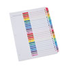 <strong>Universal®</strong><br />Deluxe Table of Contents Dividers for Printers, 26-Tab, A to Z, 11 x 8.5, White, 1 Set