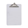 <strong>Universal®</strong><br />Plastic Clipboard with High Capacity Clip, 1.25" Clip Capacity, Holds 8.5 x 11 Sheets, Clear
