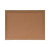 <strong>Universal®</strong><br />Cork Board with Oak Style Frame, 24 x 18, Natural Surface