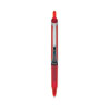 Precise V7RT Roller Ball Pen, Retractable, Fine 0.7 mm, Red Ink, Red Barrel