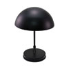 Incandescent Desk Lamp with Vented Dome Shade, 8.75w x 16.25d x 16.25h, Matte Black