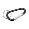 <strong>Advantus</strong><br />Carabiner Key Chains, (10) 1" x 2" Black Carabiners, (10) 1" dia Silver Key Rings, Aluminum
