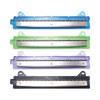 6-Sheet Trident Binder Punch, Three-Hole, 1/4" Holes, Assorted Colors