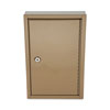 Key Lockable Key Cabinet, 30-Key, Metal, Sand, 8 x 2.63 x 12.13