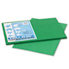 Tru-Ray Construction Paper, 76 lb Text Weight, 12 x 18, Holiday Green, 50/Pack