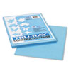 Tru-Ray Construction Paper, 76lb, 9 X 12, Sky Blue, 50/pack