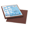 Tru-Ray Construction Paper, 76lb, 9 X 12, Dark Brown, 50/pack