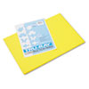 Tru-Ray Construction Paper, 76lb, 12 X 18, Yellow, 50/pack