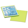 Tru-Ray Construction Paper, 76lb, 9 X 12, Brilliant Lime, 50/pack