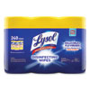 <strong>LYSOL® Brand</strong><br />Disinfecting Wipes, 1-Ply, 7 x 7.25, Lemon and Lime Blossom, White, 80 Wipes/Canister, 3 Canisters/Pack