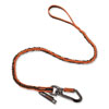 Squids 3109F(x) Tool Lanyard, Swiveling Aluminum Carabiner + Loop, 25 lb Max Working Capacity, 38" to 48" Long