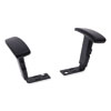Optional Height-Adjustable T-Arms for Alera Essentia and Interval Series Chairs, Black, 2/Set