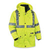 GloWear 8385 Class 3 Hi-Vis 4-in-1 Jacket, 2X-Large, Lime