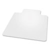 EverLife Chair Mat for Flat Pile Carpet with Lip, 36 x 48, Clear