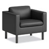 <strong>HON®</strong><br />Parkwyn Series Club Chair, 33" x 26.75" x 29", Black Seat, Black Back, Black Base