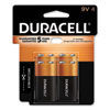 <strong>Duracell®</strong><br />CopperTop Alkaline 9V Batteries, 4/Pack