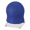 <strong>Safco®</strong><br />Zenergy Ball Chair, Backless, Supports Up to 250 lb, Blue Fabric, Ships in 1-3 Business Days