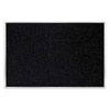 Aluminum-Frame Recycled Rubber Bulletin Boards, 96.5" x 48.5", Confetti Surface, Satin Aluminum Frame